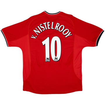 2000-02 Manchester United Home Shirt V.Nistelrooy #10 - 8/10 - (XL)