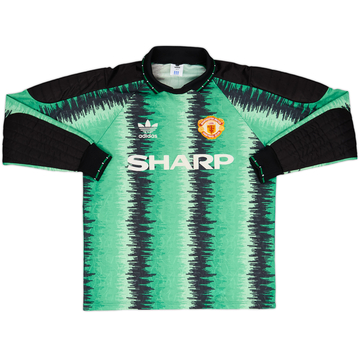 1990-92 Manchester United GK Shirt - 7/10 - (M)
