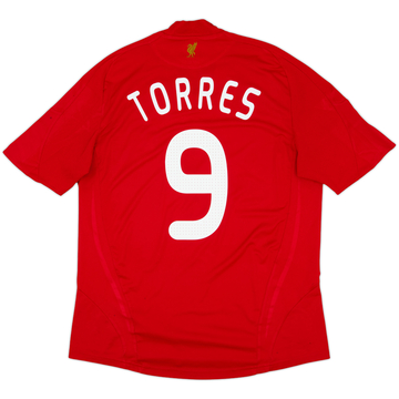 2008-10 Liverpool Camiseta de local Torres #9 - 6/10 - (L)