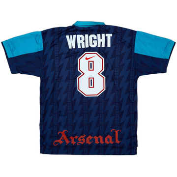 1994-95 Arsenal Away Shirt Wright #8 - 8/10 - (L)