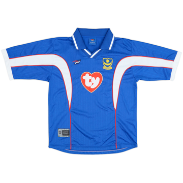 2002-03 Portsmouth Home Shirt - 8/10 - (S)