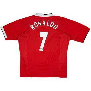 2004-06 Manchester United Home Shirt Ronaldo #7 - 7/10 - (L)