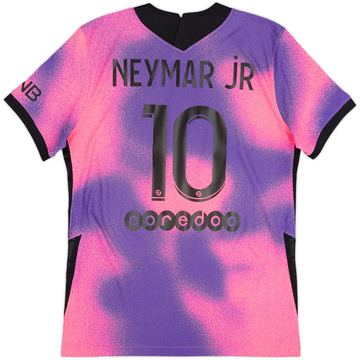 2020-21 Paris Saint-Germain Authentic Fourth Shirt Neymar Jr #10 - 8/10 - (M)