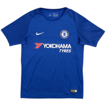 2017-18 Chelsea Home Shirt - 8/10 - (M.Boys)