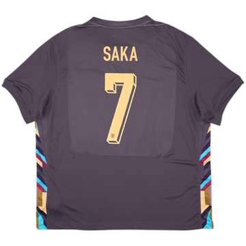 2024-25 England Away Shirt Saka #7 - 6/10 - (XXL)