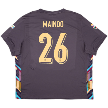 2024-25 England Away Shirt Mainoo #26 - 6/10 - (3XL)