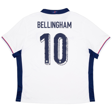 2024-25 England Home Shirt Bellingham #10 - 9/10 - (XXL)