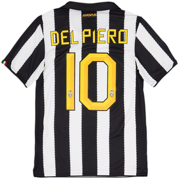 2010-11 Juventus Home Shirt Del Piero #10 - 8/10 - (S)