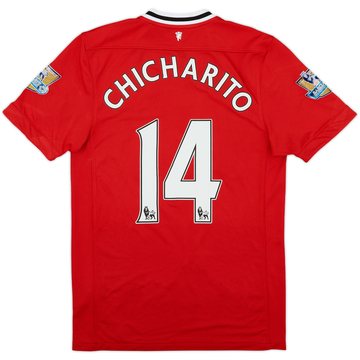 2011-12 Manchester United Home Shirt Chicharito #14 - 6/10 - (S)