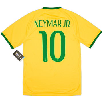 2014-15 Brazil Home Shirt Neymar Jr #10 (S)