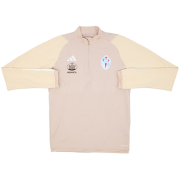 2023-24 Celta Vigo Player Issue adidas 1/4 Zip Training Top - 8/10 - (S)