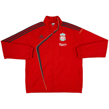 2009-10 Liverpool adidas Track Jacket - 8/10 - (L)