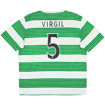 2013-15 Celtic Home Shirt Virgil #5 - 5/10 - (XL)