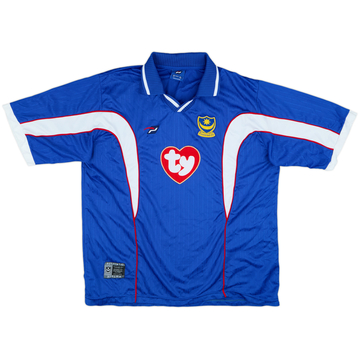 2002-03 Portsmouth Home Shirt - 8/10 - (XL)