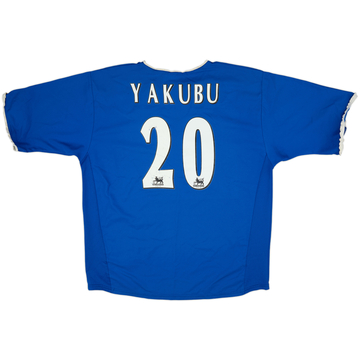 2003-05 Portsmouth Home Shirt Yakubu #20 - 6/10 - (M)