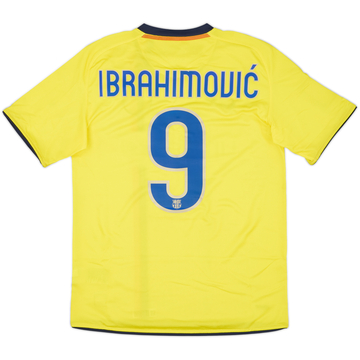 2008-10 Barcelona Away Shirt Ibrahimovic #9 - 8/10 - (S)