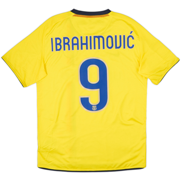 2008-10 Barcelona Away Shirt Ibrahimovic #9 - 7/10 - (S)