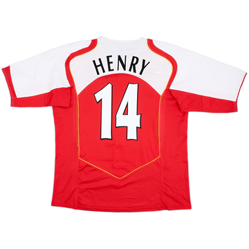 2004-05 Arsenal Home Shirt Henry #14 - 8/10 - (XL)