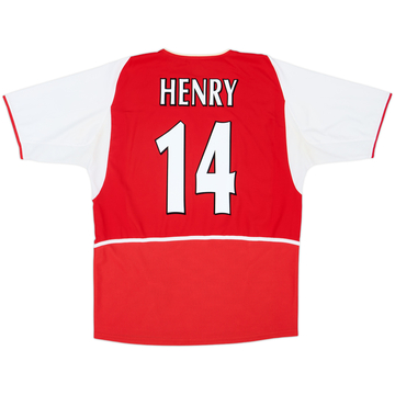 2002-04 Arsenal Home Shirt Henry #14 - 8/10 - (XL)