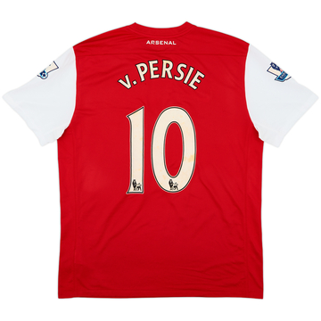 2011-12 Arsenal Home Shirt v. Persie #10 - 5/10 - (XL)