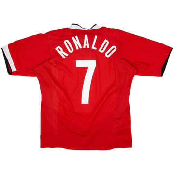 2004-06 Manchester United Home Shirt Ronaldo #7 - 5/10 - (L)
