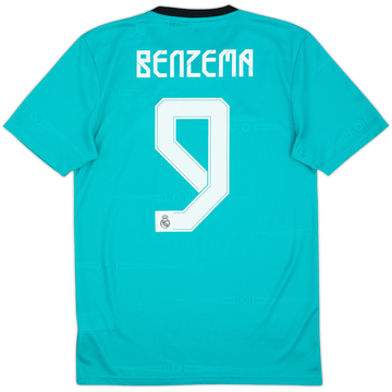 2021-22 Real Madrid Away Shirt Benzema #9 - 9/10 - (S)