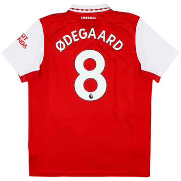 2022-23 Arsenal Home Shirt Odegaard #8 - 8/10 - (L)