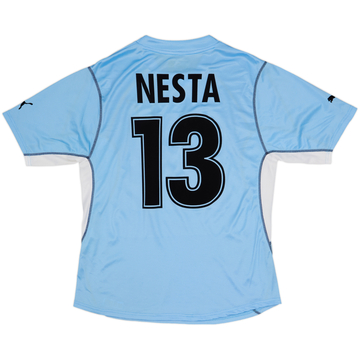 2001-02 Lazio Home Shirt Nesta #13 - 7/10 - (XL)