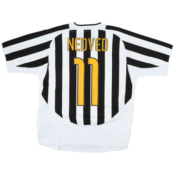 2003-04 Juventus Camiseta de local Nedved #11 - 8/10 - (L)