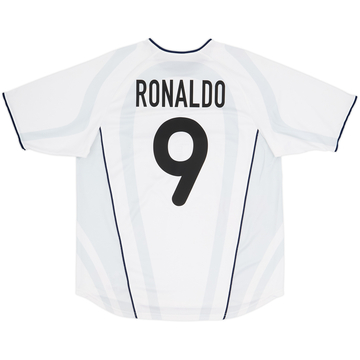 2001-02 Inter Milán Camiseta Visitante Ronaldo #9 - 8/10 - (L)