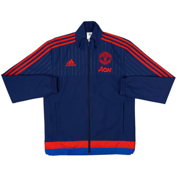 2015-16 Manchester United adidas Track Jacket - 8/10 - (S)