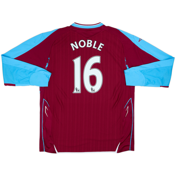 2008-09 West Ham Home L/S Shirt Noble #16 - 6/10 - (XL)