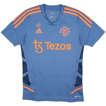 2022-23 Manchester United adidas Player Issue Training Shirt #68 - 8/10 - (S)