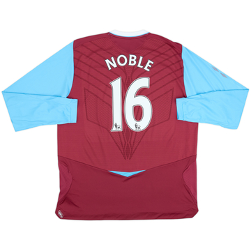 2007-08 West Ham Home L/S Shirt Noble #16 - 9/10 - (XL)