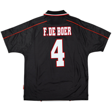 1998-99 Ajax Camiseta Visitante F.De Boer #4 - 8/10 - (L)
