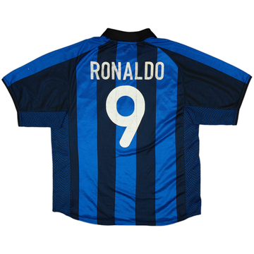 2001-02 Inter Milan Home Shirt Ronaldo #9 - 5/10 - (L)
