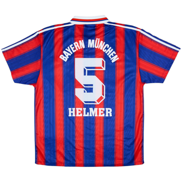1995-97 Bayern Munich Home Shirt Helmer #5 - 8/10 - (XXL)