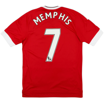 2015-16 Manchester United Home Shirt Memphis #7 - 6/10 - (S)