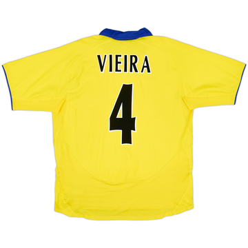 2003-05 Arsenal Away Shirt Vieira #4 - 8/10 - (XL)