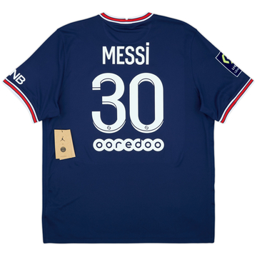 2021-22 Paris Saint-Germain Home Shirt Messi #30 (XL)