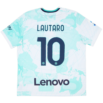2022-23 Inter Milan Away Shirt Lautaro #10 - 10/10 - (XL)