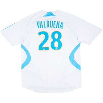 2007-08 Olympique Marseille Home Shirt Valbuena #28 - 6/10 - (XL)