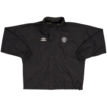 2000-01 Manchester United Umbro Hooded Rain Jacket - 8/10 - (Y)