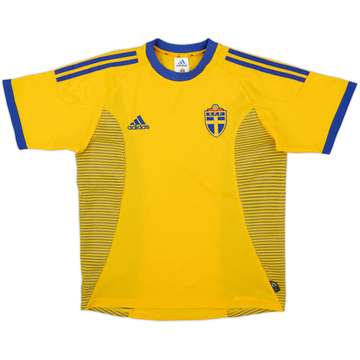2002-03 Sweden Home Shirt - 8/10 - (XL.Boys)