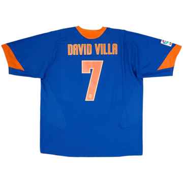 2005-06 Valencia Away Shirt David Villa #7 - 10/10 - (XXL)
