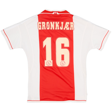1999-00 Ajax Home Shirt Gronkjaer #16 - 6/10 - (S)