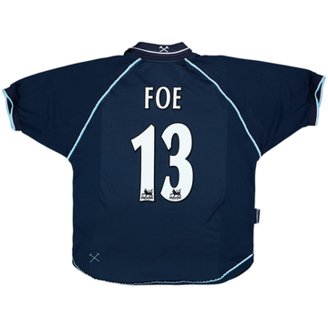 1999-01 West Ham Third Shirt Foe #13 - 7/10 - (M)
