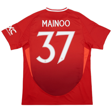 2024-25 Manchester United Home Shirt Mainoo #37
