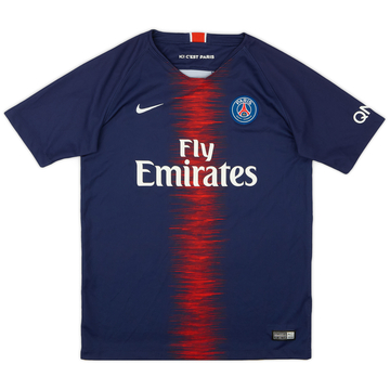 2018-19 Paris Saint-Germain Home Shirt - 9/10 - (XL.Boys)