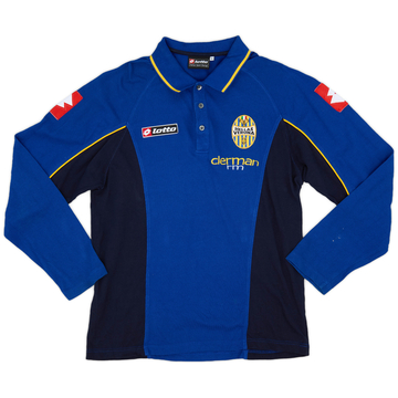 2000-01 Hellas Verona Lotto Polo L/S Shirt - 8/10 - (M)